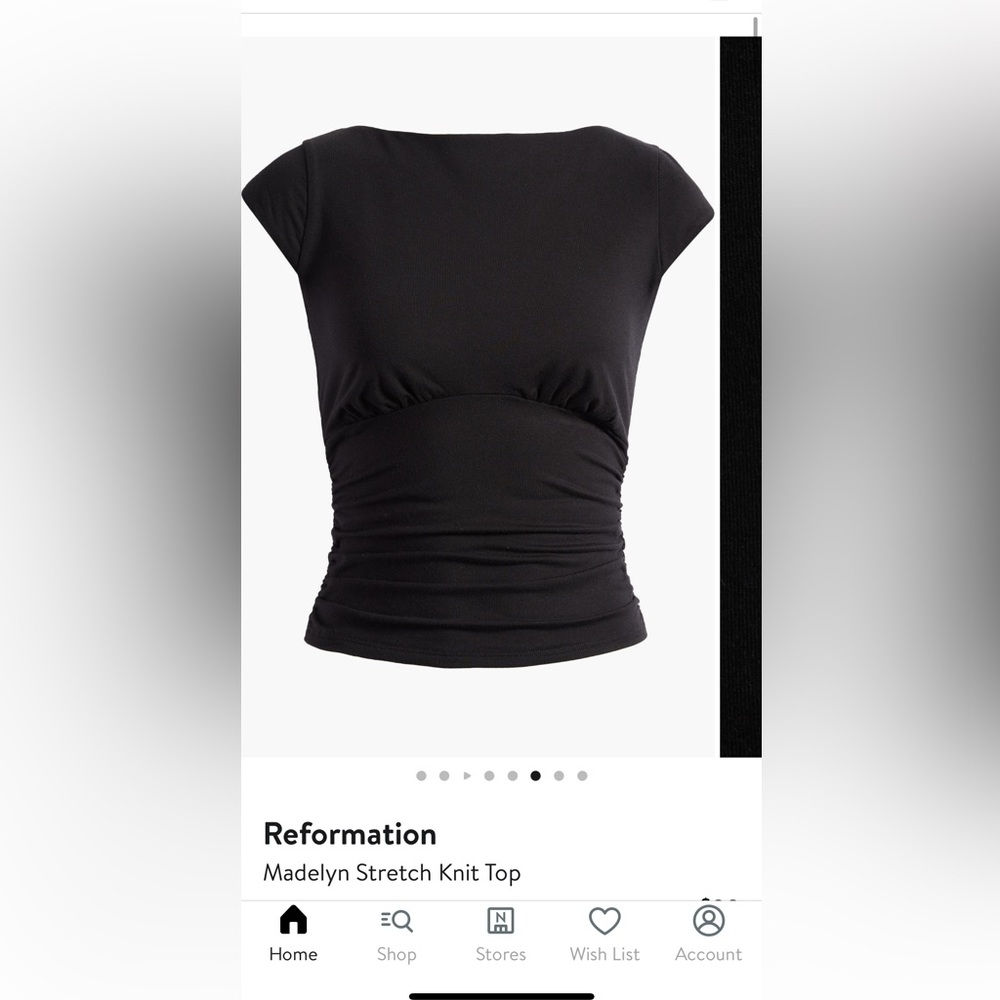 Reformation Madelyn top